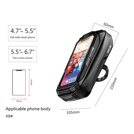 WILD MAN X3 0.5L EVA Hard Shell Bicycle Touch Screen Phone Bag - DealBuddy