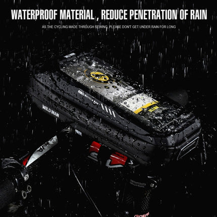 WILD MAN X3 0.5L EVA Hard Shell Bicycle Touch Screen Phone Bag - DealBuddy