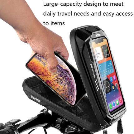 WILD MAN X3 0.5L EVA Hard Shell Bicycle Touch Screen Phone Bag - DealBuddy