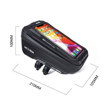 WILD MAN XS2 1L EVA Hard Shell Cycling Rainproof Bicycle Bag - DealBuddy