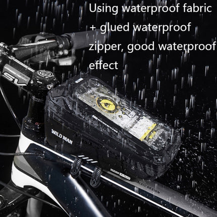 WILD MAN XS2 1L EVA Hard Shell Cycling Rainproof Bicycle Bag - DealBuddy