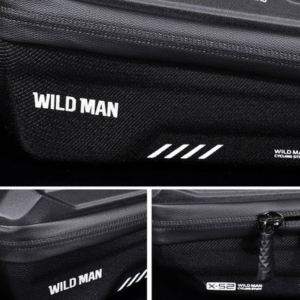 WILD MAN XS2 1L EVA Hard Shell Cycling Rainproof Bicycle Bag - DealBuddy