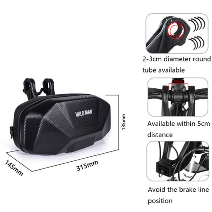 WILD MAN X9 3.5L EVA Hard Shell Bicycle Head Waterproof Bag - DealBuddy