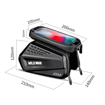 WILD MAN ES6 1.2L Multifunctional Bicycle Front Beam Bag - DealBuddy