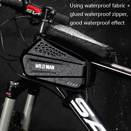 WILD MAN ES6 1.2L Multifunctional Bicycle Front Beam Bag - DealBuddy