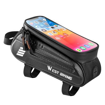 WEST BIKING Bicycle Hard Shell Front Beam Bag Mobile Phone Touch Screen Saddle Bag - DealBuddy