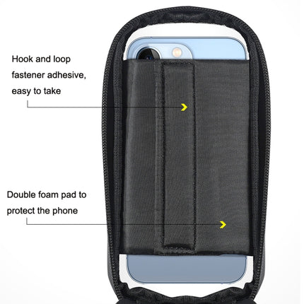 WEST BIKING Bicycle Hard Shell Front Beam Bag Mobile Phone Touch Screen Saddle Bag - DealBuddy