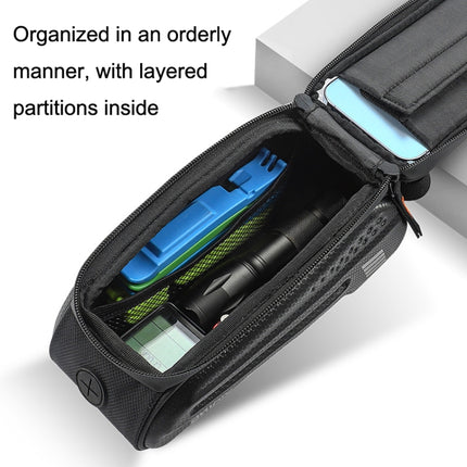 WEST BIKING Bicycle Hard Shell Front Beam Bag Mobile Phone Touch Screen Saddle Bag - DealBuddy