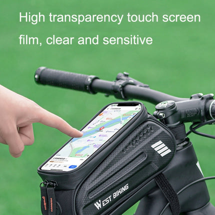 WEST BIKING Bicycle Hard Shell Front Beam Bag Mobile Phone Touch Screen Saddle Bag - DealBuddy