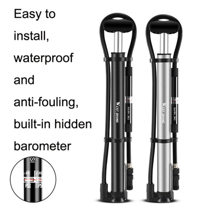 WEST BIKING YP0711122 Portable Bicycle High Pressure Pump - DealBuddy