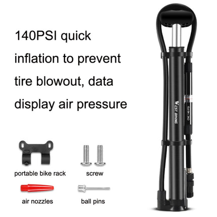 WEST BIKING YP0711122 Portable Bicycle High Pressure Pump - DealBuddy