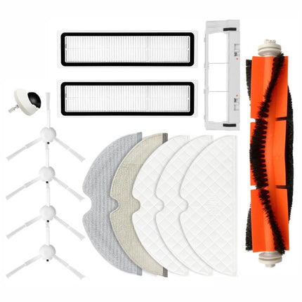 2 PCS Filter Replacement Accessories for Xiaomi Mijia Dreame 1C/2C, 1 PC Roller Brush, 2 Pairs Side Brush, 1 Pair Black Side Brush, 2 PCS Rag, 1 PC Universal Wheel, 1 PC Cover - DealBuddy