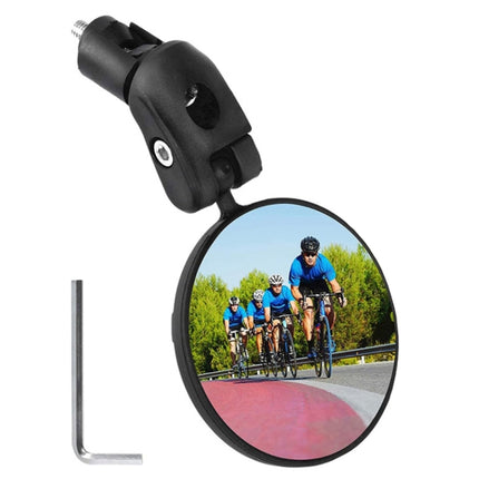 Bicycle Convex Rearview Mirror Large View 360 Degree Rotating Mirror