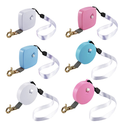 Automatic Telescopic Dog Traction Rope Small Pet Retractor, 2m Round Pink, 2m Round Blue, 2m Square White, 2m Square Pink, 2m Square Blue, 2m Round White - DealBuddy