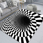 3D Geometric Stereo Trap Vision Living Room Bedroom Carpet