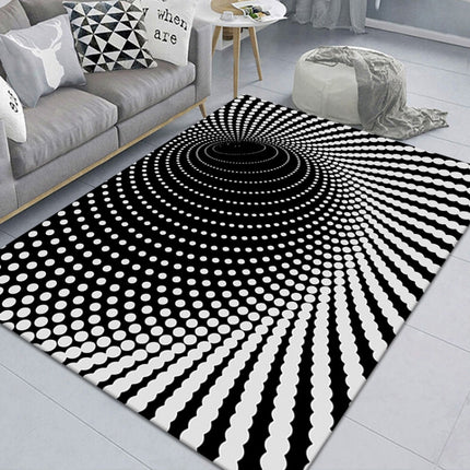 3D Geometric Stereo Trap Vision Living Room Bedroom Carpet - DealBuddy