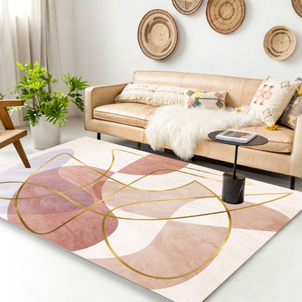 Modern Abstract Geometric Living Room Rug Coffee Table Cushion, 80x120cm, 80x160cm - DealBuddy