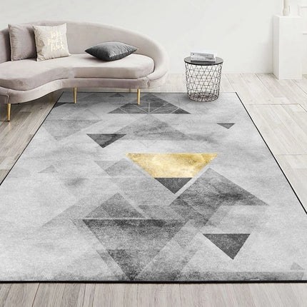 Modern Abstract Geometric Living Room Rug Coffee Table Cushion, 80x200cm, 120x160cm - DealBuddy