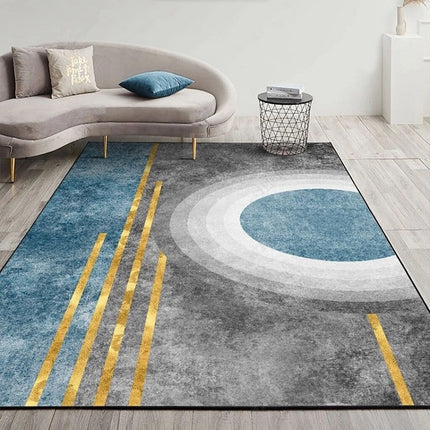Modern Abstract Geometric Living Room Rug Coffee Table Cushion, 80x200cm, 120x160cm - DealBuddy