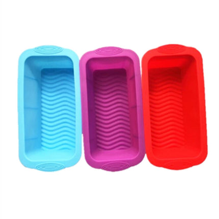 Silicone Pizza Toast Box Long Cake Mold, Long (Blue), Long (Purple), Long (Red) - DealBuddy