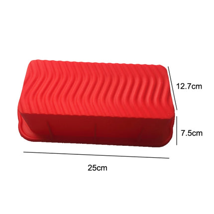 Silicone Pizza Toast Box Long Cake Mold, Long (Blue), Long (Purple), Long (Red) - DealBuddy