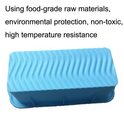 Silicone Pizza Toast Box Long Cake Mold, Long (Blue), Long (Purple), Long (Red) - DealBuddy