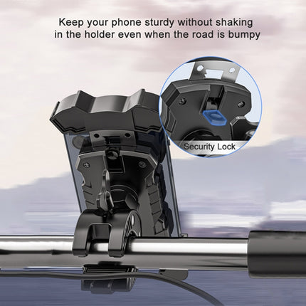 L101+M011 Outdoor Cycling Mechanical Locking Phone Holder - DealBuddy