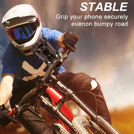 L101+M011 Outdoor Cycling Mechanical Locking Phone Holder - DealBuddy