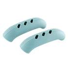1 Pair Silicone Pot Handle Insulation Cover Iron Pot Handle Cover, Light Green, Simple Gray, Red - DealBuddy