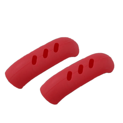 1 Pair Silicone Pot Handle Insulation Cover Iron Pot Handle Cover, Light Green, Simple Gray, Red - DealBuddy