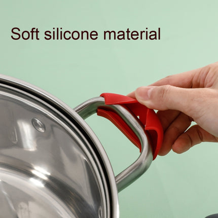 1 Pair Silicone Pot Handle Insulation Cover Iron Pot Handle Cover, Light Green, Simple Gray, Red - DealBuddy