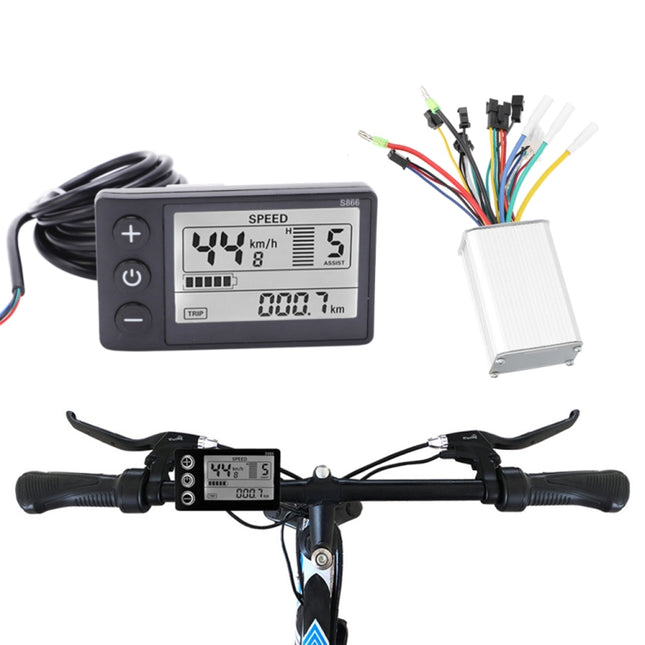 S866 A Type Electric Bicycle Universal Electric Bicycle Dashboard Set ,Specification: - DealBuddy
