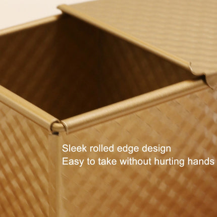 Square Toast Box Non-Stick Water Cube Toast Mold, Style:, 8832 8x7.5x6.5cm Ripple Gold, 8759 11.8x11x10.3cm No Ripple Gold, 8772 8x7.5x6.5cm No Ripple Gold, 8765 11.8x11x10.3cm Ripple Gold - DealBuddy