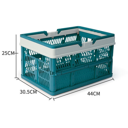 Foldable Picnic Basket Supermarket Shopping Basket,Size: 25x30.5x44cm
