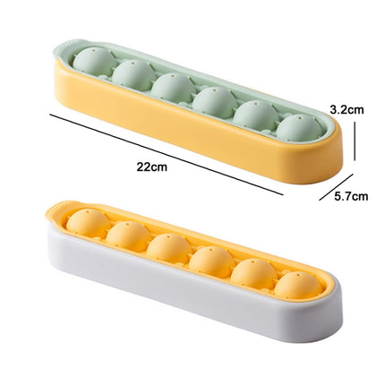 Homemade Quick Frozen Ice Cube Storage Silicone Mold, Yellow Green, Gray Yellow - DealBuddy