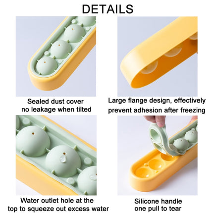 Homemade Quick Frozen Ice Cube Storage Silicone Mold, Yellow Green, Gray Yellow - DealBuddy