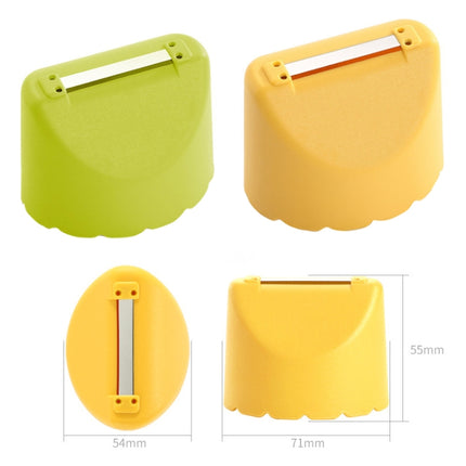 Kitchen Splash Resistant Stainless Steel Home Fruit Peeler, 5PCS Lemon Yellow, 5PCS Apple Green - DealBuddy