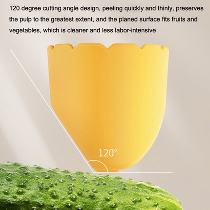 Kitchen Splash Resistant Stainless Steel Home Fruit Peeler, 5PCS Lemon Yellow, 5PCS Apple Green - DealBuddy