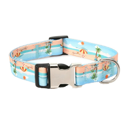 Pet Ethnic Style Polyester Cotton Print Pattern Collar, Size:, S: 1.5x27-43cm, M: 2.0x32-52cm, L: 2.5x38-61cm, XL: 2.5x43-71cm - DealBuddy