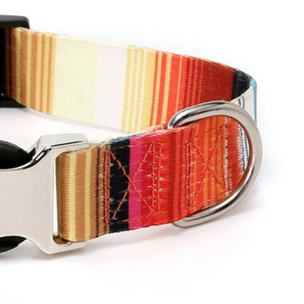 Pet Ethnic Style Polyester Cotton Print Pattern Collar, Size:, S: 1.5x27-43cm, M: 2.0x32-52cm, L: 2.5x38-61cm, XL: 2.5x43-71cm - DealBuddy