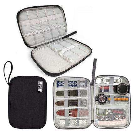 Travel Portable Strap Data Cable Storage Bag