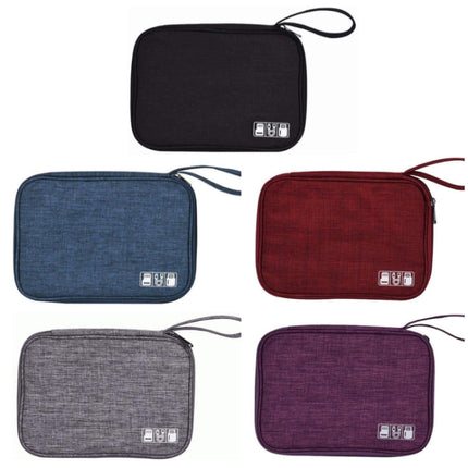 Travel Portable Strap Data Cable Storage Bag