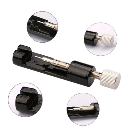 Adjustable Watch Strip Removal Metal Strap Bracelet Link Pin Repair Tool, Golden, Black