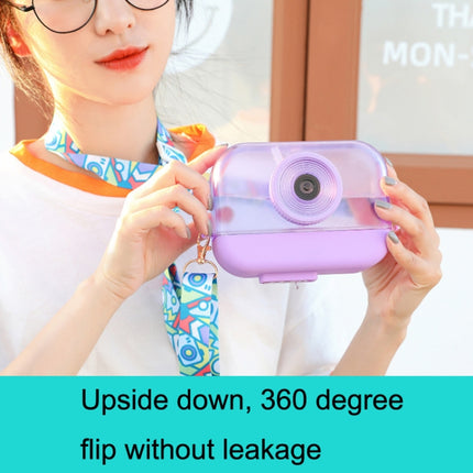 Camera Plastic Cup Children Straw Juice Cup Travel Leisure Water Cup, Pink, Blue, Purple, Yellow - DealBuddy