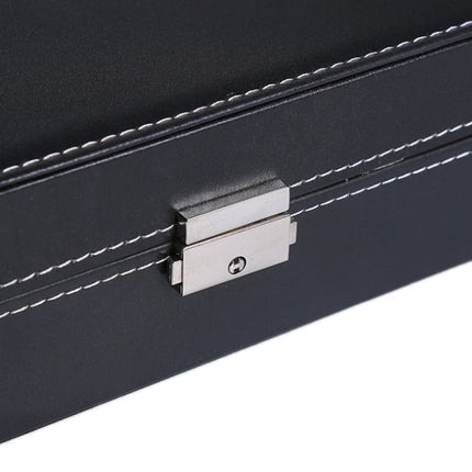 8-Bit Watch Display Storage Box Necklace Ring Jewelry Box With Mirror