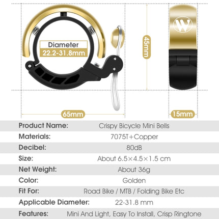 WEST BIKING Bicycle Retro Copper Bell Riding Crisp & Loud Bell - DealBuddy