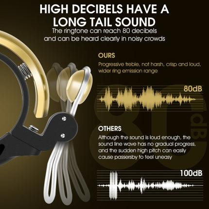 WEST BIKING Bicycle Retro Copper Bell Riding Crisp & Loud Bell - DealBuddy