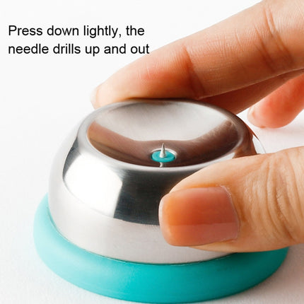 304 Stainless Steel Needle Egg Machine Boiled Egg Puncher Thorn Egg Machine, Sky Blue, Black - DealBuddy