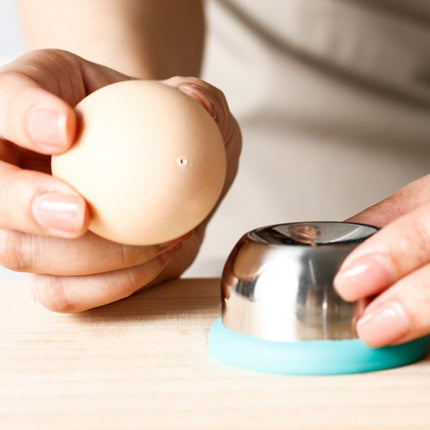 304 Stainless Steel Needle Egg Machine Boiled Egg Puncher Thorn Egg Machine, Sky Blue, Black - DealBuddy