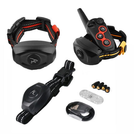 Remote Control Trainer Dog Collar Automatic Barking Stopper, 1 Drag 1 Red, 1 Drag 1 Black, 1 Drag 1 Orange, 1 Drag 2 Red+Orange - DealBuddy
